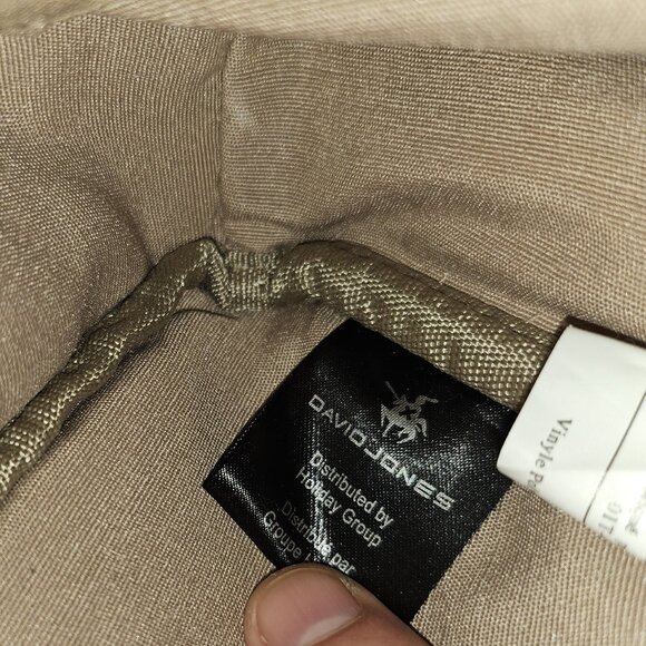 David Jones Paris Mini Backpack Purse - Black - Picture 7 of 7